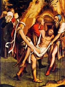 Holbein il Giovane: un riquadro dei quattro pannelli della passione